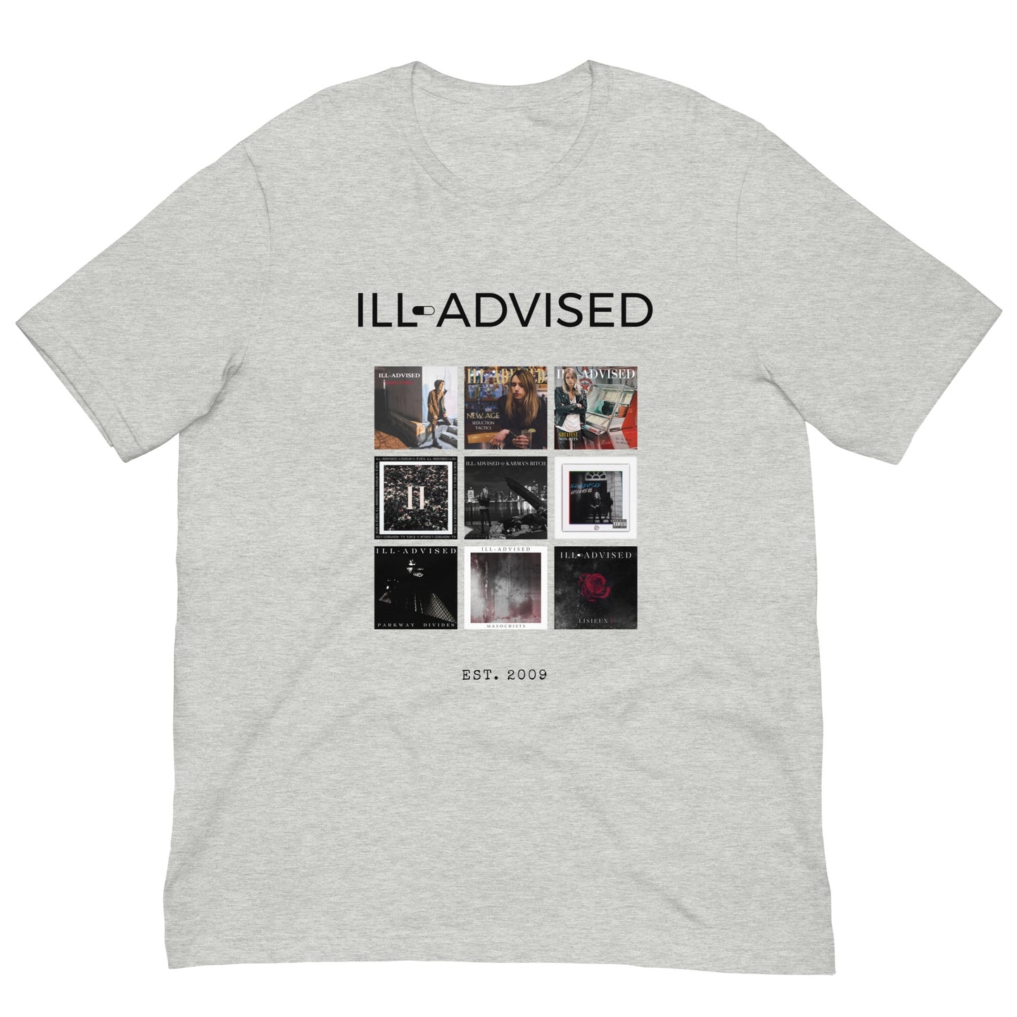 ILL-ADVISED Greatest Non-Hits Gray T-Shirt