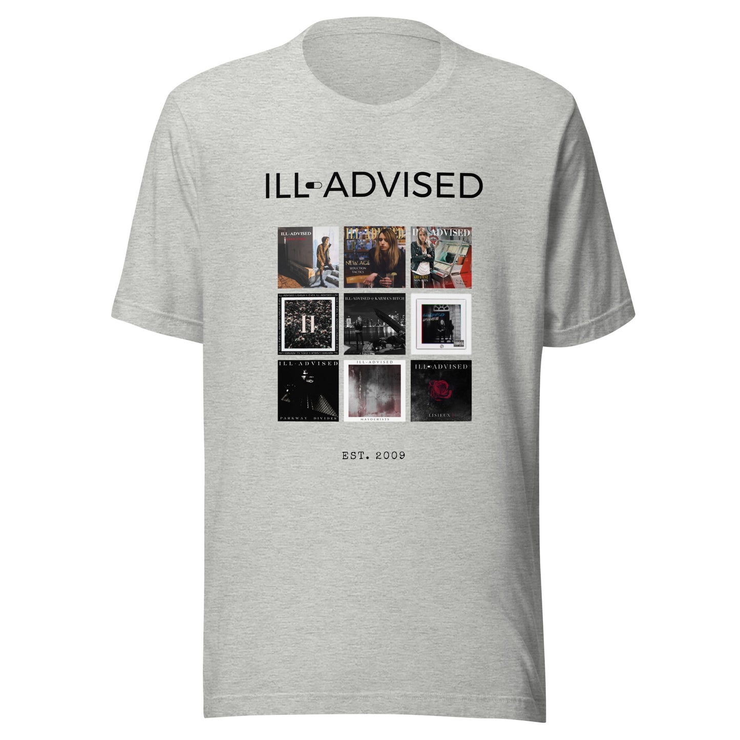 ILL-ADVISED Greatest Non-Hits Gray T-Shirt