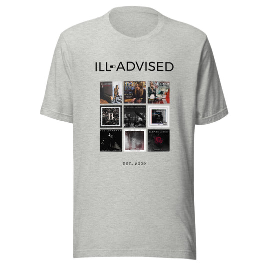 ILL-ADVISED Greatest Non-Hits Gray T-Shirt